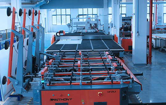 全自動玻璃磨邊生產線